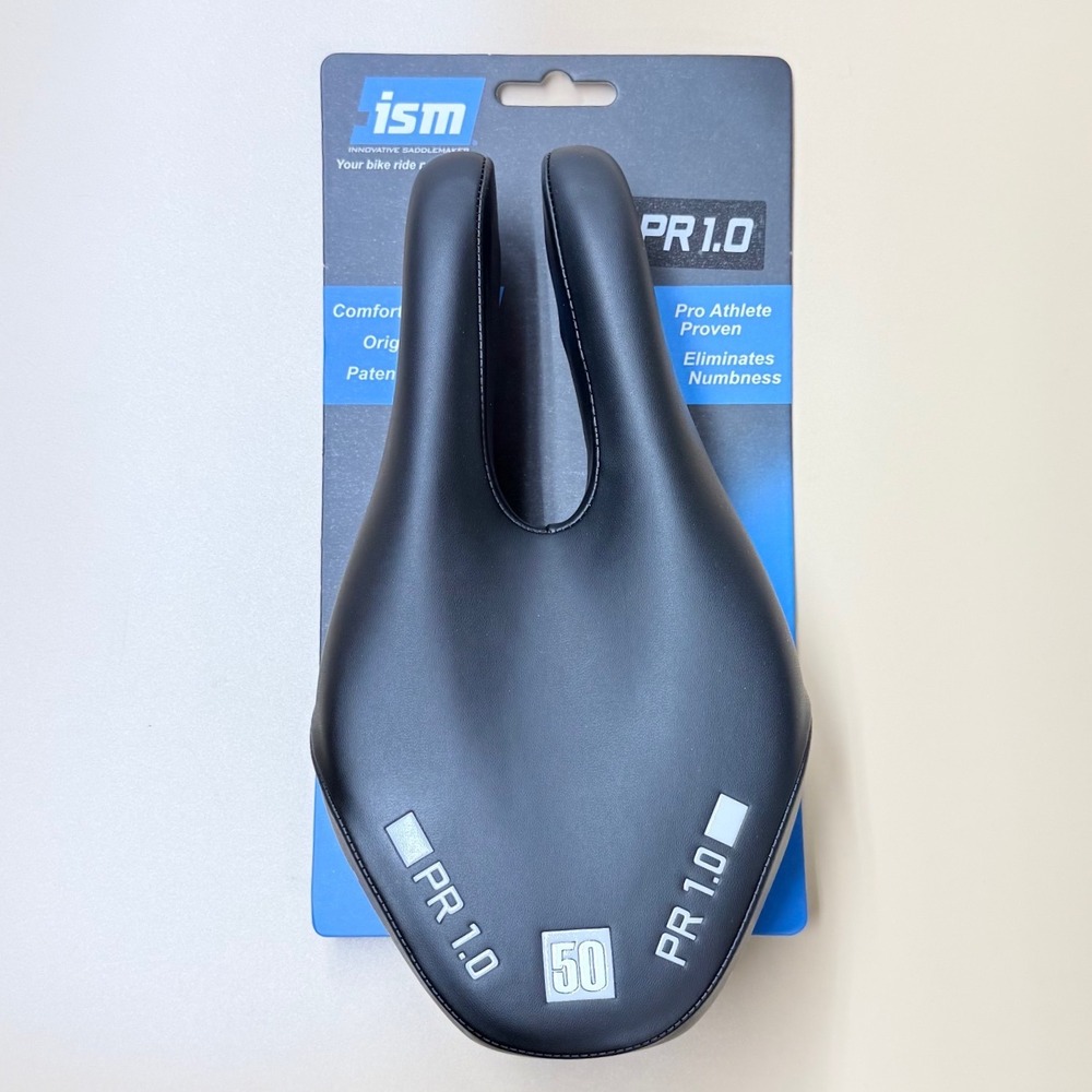 ISM PR 1.0 Comfort Bike Saddle VL-9097 Noseless Padded Bicycle Seat Black NEW
